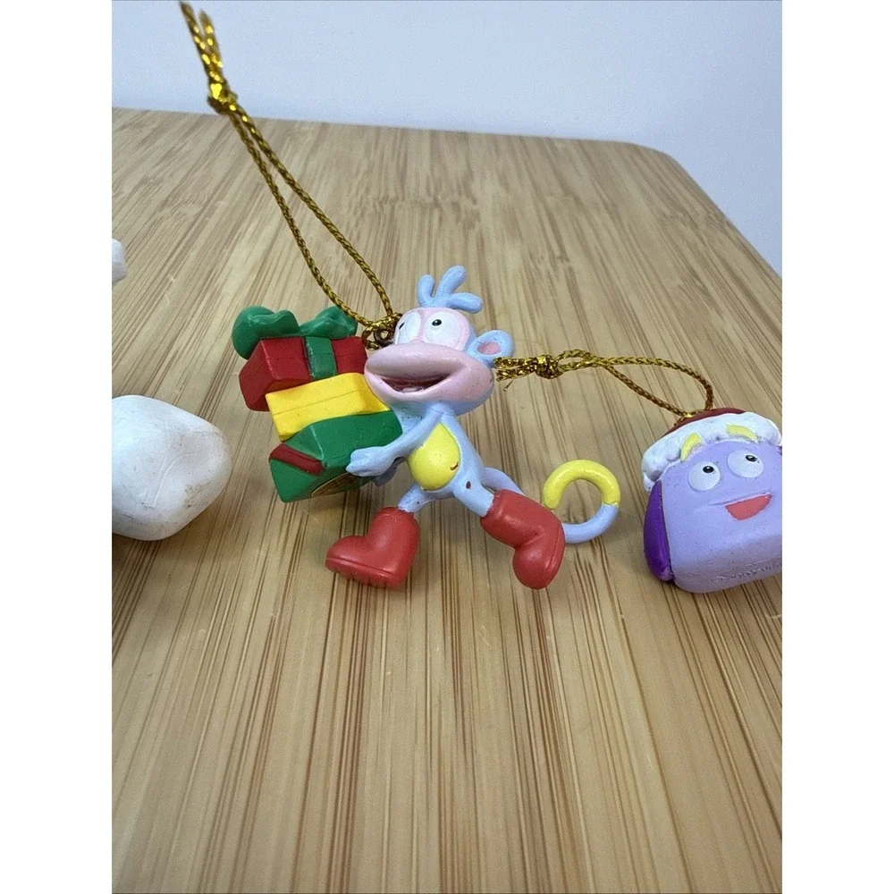 Dora The Explorer Nick Jr Nickelodeon Set‎ Of 4 Miniature Ornaments 2007